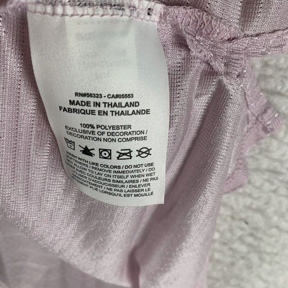 Nike Pro Tank Top Women's 2XL Purple Polyester Dri-Fit Training Scoop Neck 6904 - Picture 6 of 8